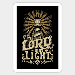 The Lord is my Light Sticker